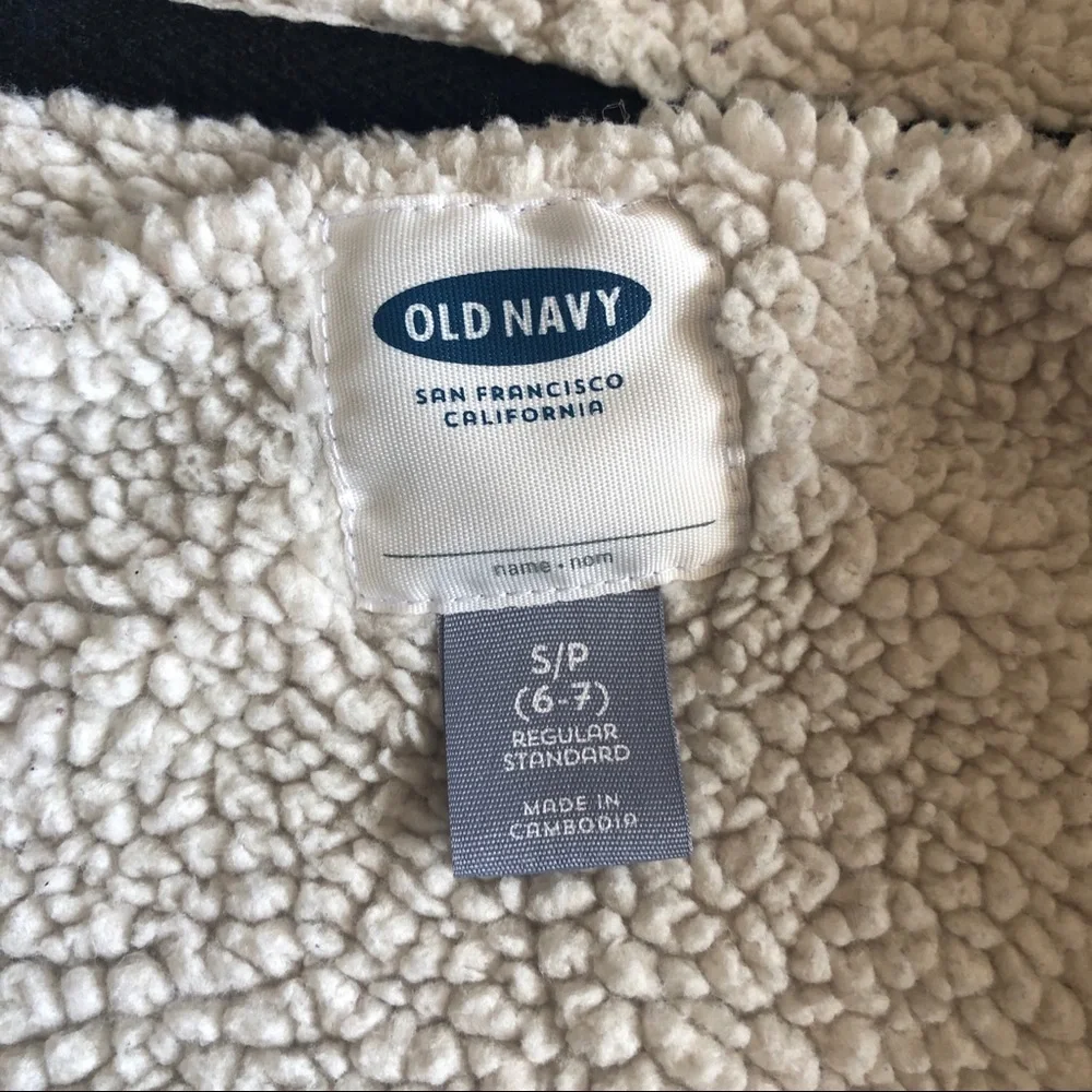 Old Navy Sherpa lined hoodie